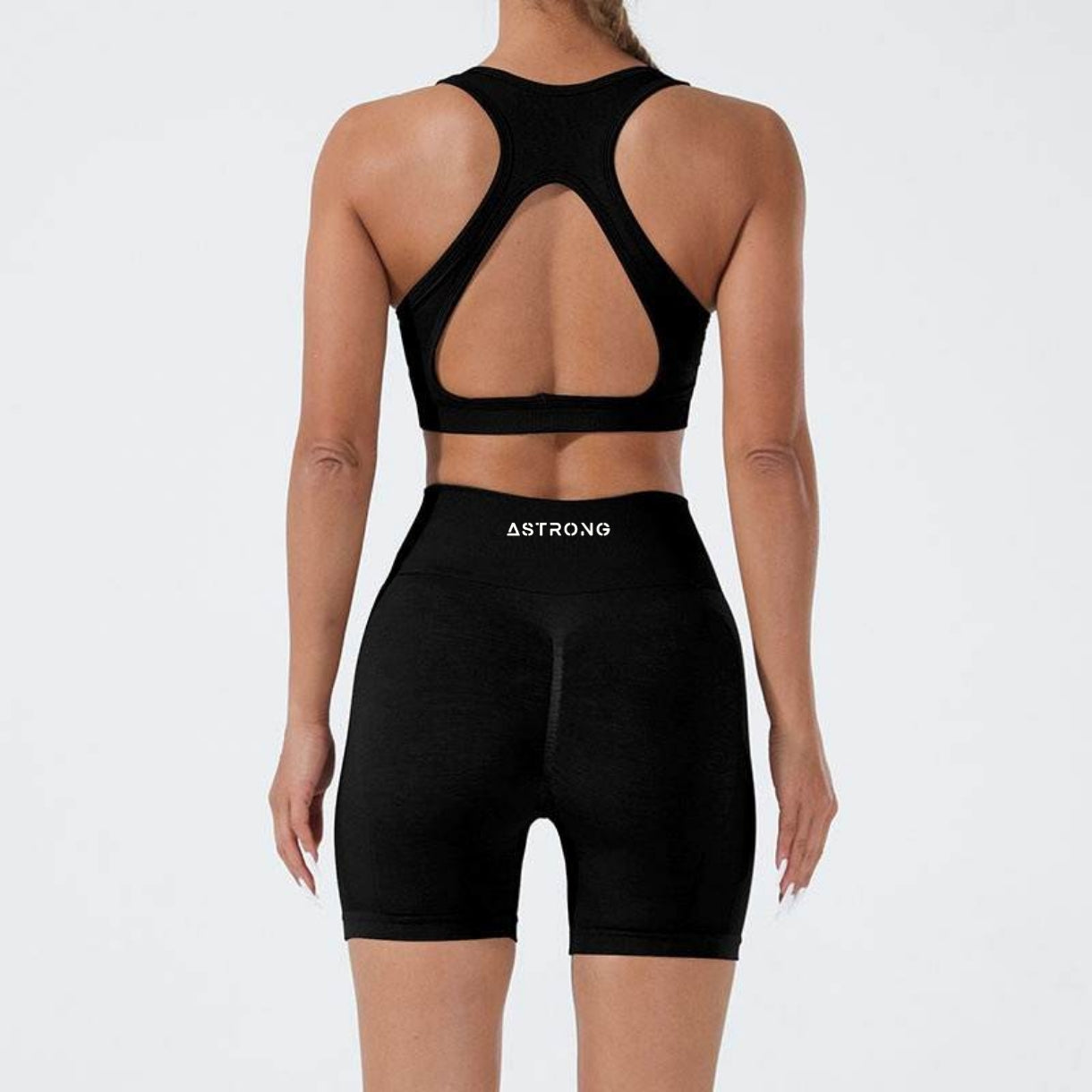 YOGA 2 PIECE SHORTS AND SPORTS BRA SET